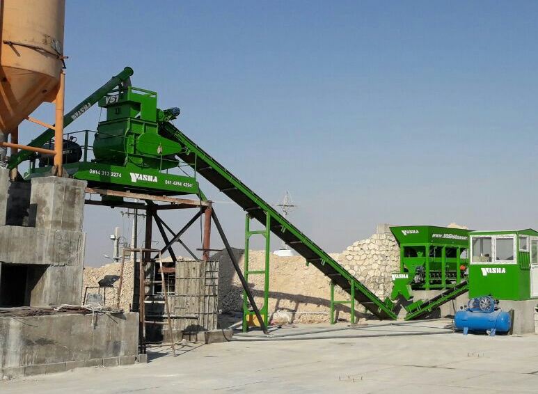 batching plant linearbean single shaft
